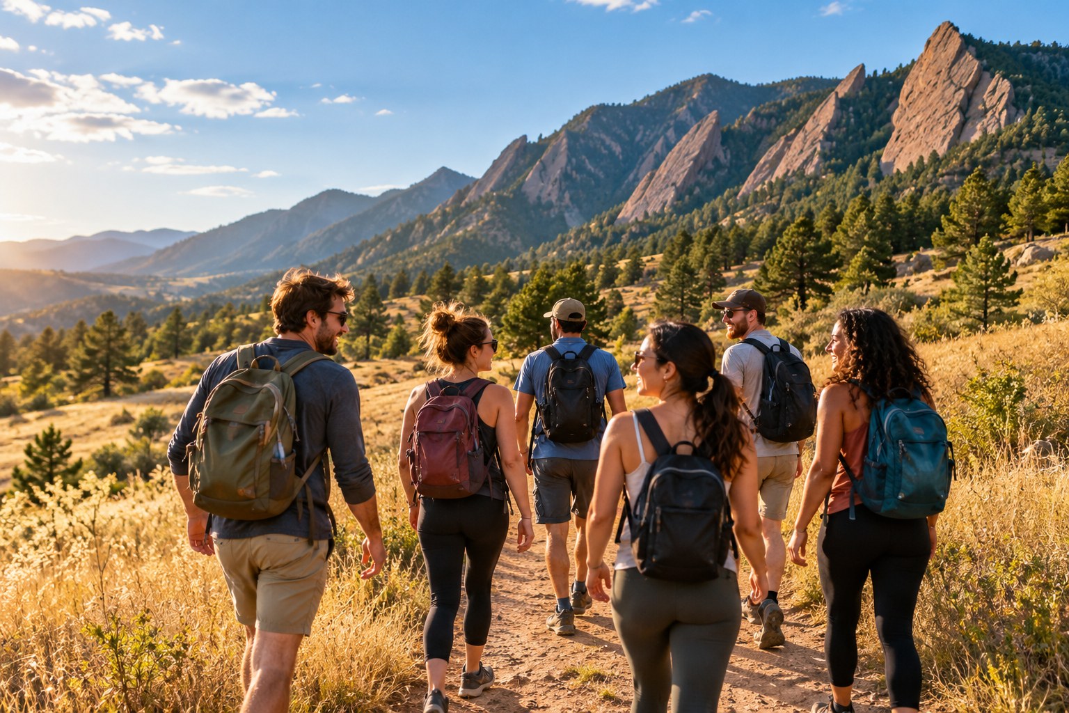 AI concept: Hikes in the foothills